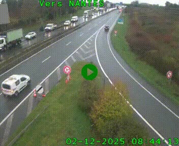 <h2>Webcam N147 au nord de Poitiers et à la jonction avec la A10</h2>