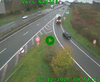 <h2>Webcam N147 au nord de Poitiers et à la jonction avec la A10</h2>