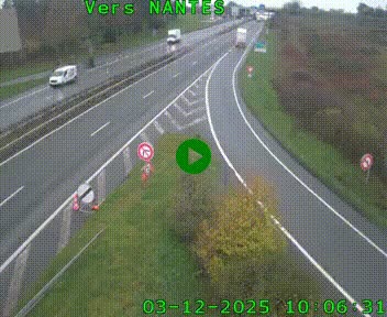 <h2>Webcam N147 au nord de Poitiers et à la jonction avec la A10</h2>