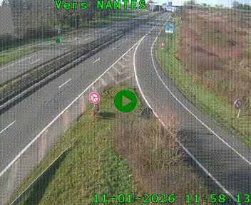 <h2>Webcam N147 au nord de Poitiers et à la jonction avec la A10</h2>