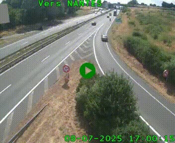 <h2>Webcam N147 au nord de Poitiers et à la jonction avec la A10</h2>