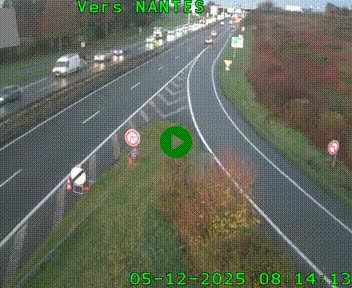 <h2>Webcam N147 au nord de Poitiers et à la jonction avec la A10</h2>
