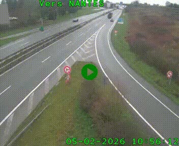<h2>Webcam N147 au nord de Poitiers et à la jonction avec la A10</h2>