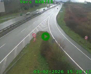 <h2>Webcam N147 au nord de Poitiers et à la jonction avec la A10</h2>