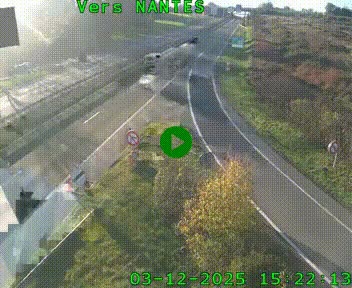<h2>Webcam N147 au nord de Poitiers et à la jonction avec la A10</h2>