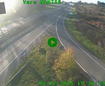 <h2>Webcam N147 au nord de Poitiers et à la jonction avec la A10</h2>