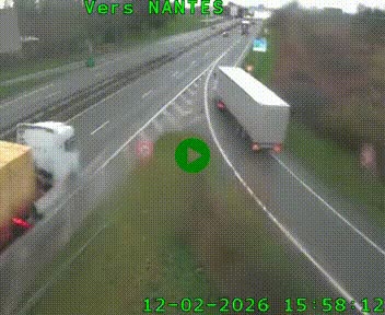 <h2>Webcam N147 au nord de Poitiers et à la jonction avec la A10</h2>