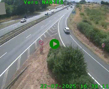 <h2>Webcam N147 au nord de Poitiers et à la jonction avec la A10</h2>