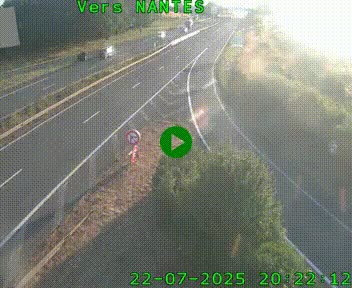<h2>Webcam N147 au nord de Poitiers et à la jonction avec la A10</h2>