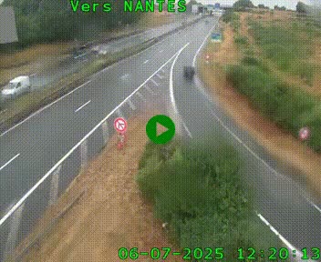 <h2>Webcam N147 au nord de Poitiers et à la jonction avec la A10</h2>