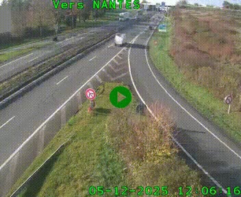 <h2>Webcam N147 au nord de Poitiers et à la jonction avec la A10</h2>