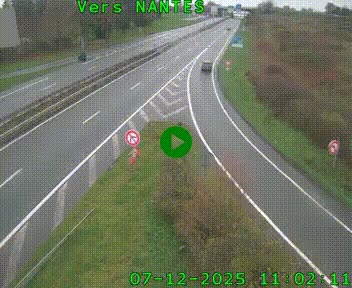 <h2>Webcam N147 au nord de Poitiers et à la jonction avec la A10</h2>