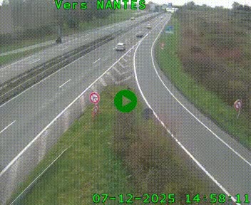 <h2>Webcam N147 au nord de Poitiers et à la jonction avec la A10</h2>