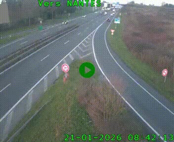 <h2>Webcam N147 au nord de Poitiers et à la jonction avec la A10</h2>
