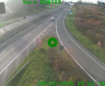 <h2>Webcam N147 au nord de Poitiers et à la jonction avec la A10</h2>