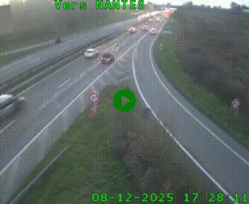 <h2>Webcam N147 au nord de Poitiers et à la jonction avec la A10</h2>