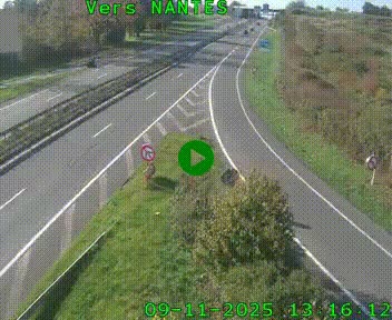 <h2>Webcam N147 au nord de Poitiers et à la jonction avec la A10</h2>
