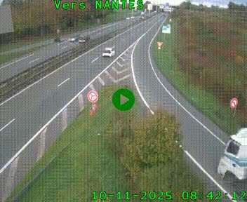 <h2>Webcam N147 au nord de Poitiers et à la jonction avec la A10</h2>