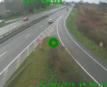 <h2>Webcam N147 au nord de Poitiers et à la jonction avec la A10</h2>