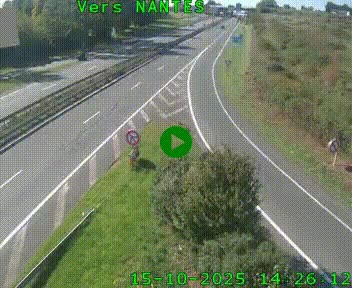 <h2>Webcam N147 au nord de Poitiers et à la jonction avec la A10</h2>