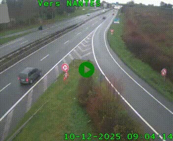 <h2>Webcam N147 au nord de Poitiers et à la jonction avec la A10</h2>