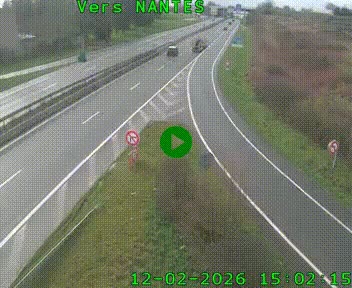 <h2>Webcam N147 au nord de Poitiers et à la jonction avec la A10</h2>