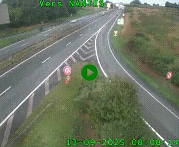 <h2>Webcam N147 au nord de Poitiers et à la jonction avec la A10</h2>