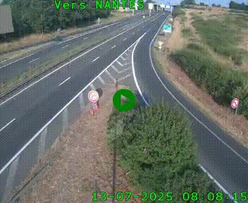 <h2>Webcam N147 au nord de Poitiers et à la jonction avec la A10</h2>