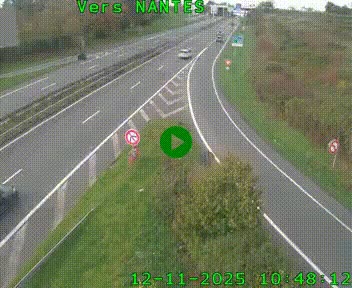 <h2>Webcam N147 au nord de Poitiers et à la jonction avec la A10</h2>