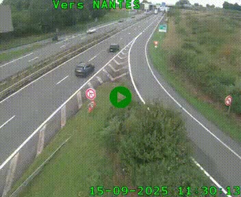 <h2>Webcam N147 au nord de Poitiers et à la jonction avec la A10</h2>