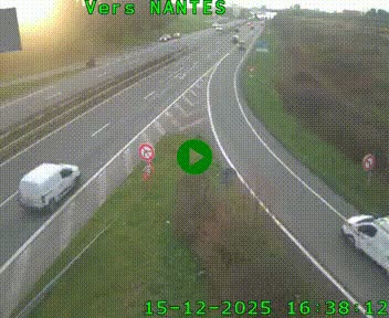 <h2>Webcam N147 au nord de Poitiers et à la jonction avec la A10</h2>