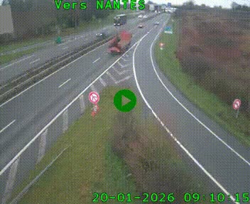 <h2>Webcam N147 au nord de Poitiers et à la jonction avec la A10</h2>