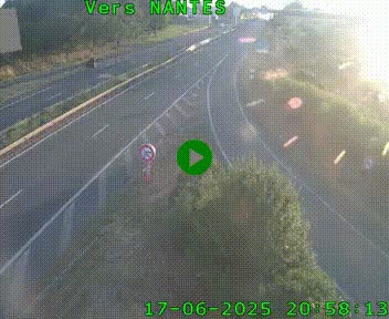 <h2>Webcam N147 au nord de Poitiers et à la jonction avec la A10</h2>
