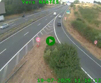 <h2>Webcam N147 au nord de Poitiers et à la jonction avec la A10</h2>