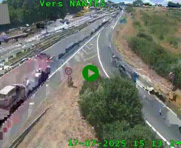 <h2>Webcam N147 au nord de Poitiers et à la jonction avec la A10</h2>