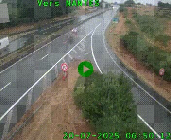 <h2>Webcam N147 au nord de Poitiers et à la jonction avec la A10</h2>
