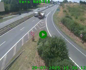 <h2>Webcam N147 au nord de Poitiers et à la jonction avec la A10</h2>