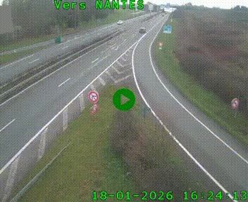 <h2>Webcam N147 au nord de Poitiers et à la jonction avec la A10</h2>