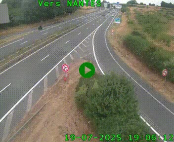 <h2>Webcam N147 au nord de Poitiers et à la jonction avec la A10</h2>