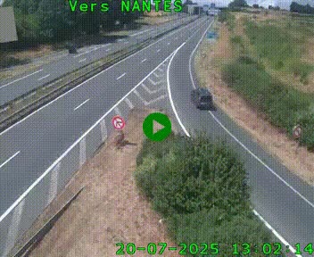 <h2>Webcam N147 au nord de Poitiers et à la jonction avec la A10</h2>