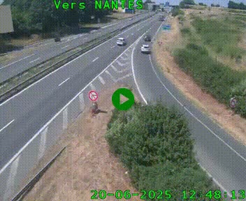 <h2>Webcam N147 au nord de Poitiers et à la jonction avec la A10</h2>