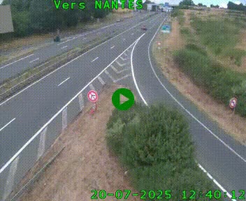 <h2>Webcam N147 au nord de Poitiers et à la jonction avec la A10</h2>