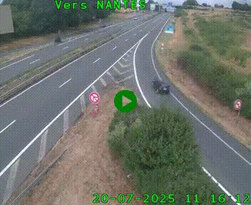 <h2>Webcam N147 au nord de Poitiers et à la jonction avec la A10</h2>