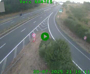 <h2>Webcam N147 au nord de Poitiers et à la jonction avec la A10</h2>