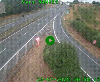 <h2>Webcam N147 au nord de Poitiers et à la jonction avec la A10</h2>