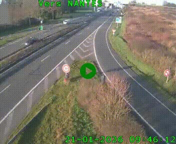 <h2>Webcam N147 au nord de Poitiers et à la jonction avec la A10</h2>