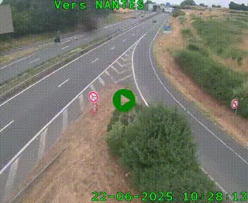 <h2>Webcam N147 au nord de Poitiers et à la jonction avec la A10</h2>