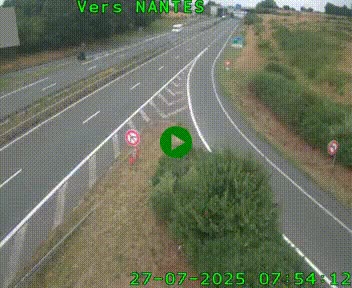 <h2>Webcam N147 au nord de Poitiers et à la jonction avec la A10</h2>