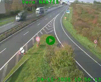 <h2>Webcam N147 au nord de Poitiers et à la jonction avec la A10</h2>