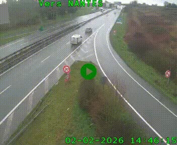 <h2>Webcam N147 au nord de Poitiers et à la jonction avec la A10</h2>
